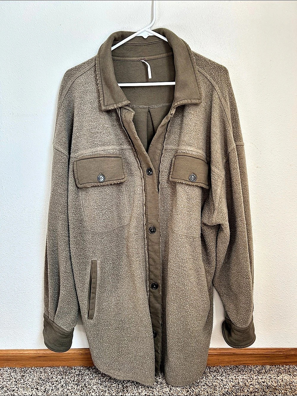 Free People Ruby Jacket Olive-  Large